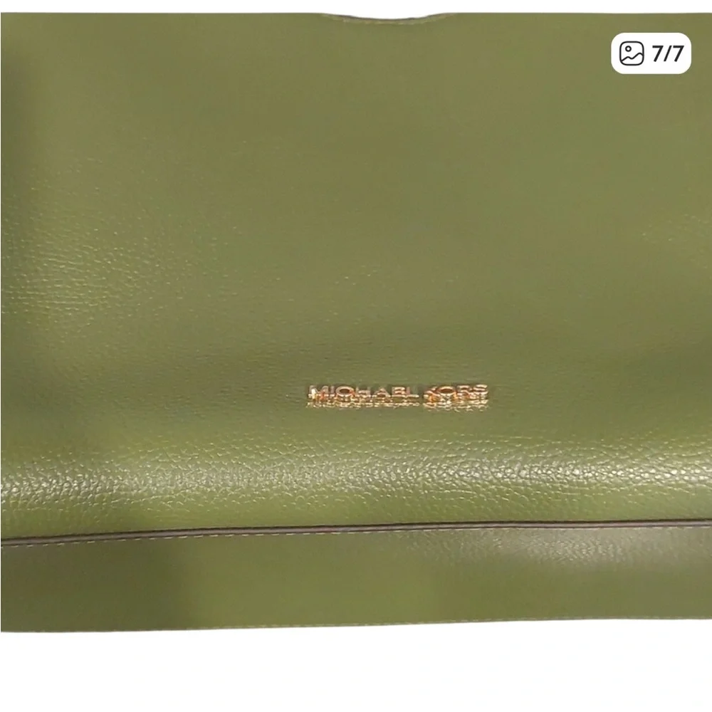 Michael Kors Joan Green & Black Snake Pattern